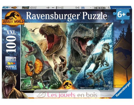 Puzzle Dino Jurassic World 3 100 pcs - Ravensburger 13341 - Puzzle enfant  et adulte