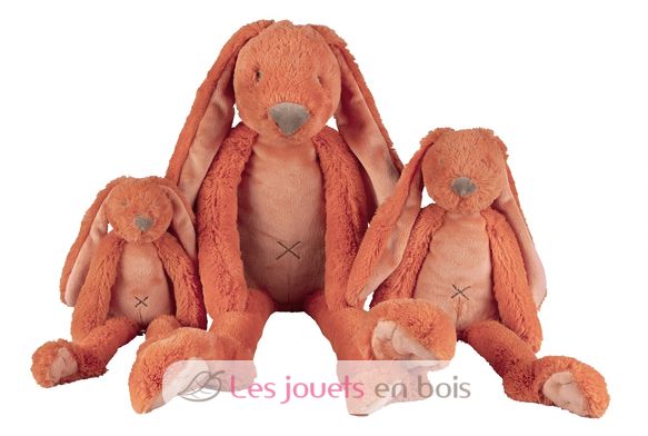 Peluche Lapin Richie Orange 38 cm HH-133550 Happy Horse 2