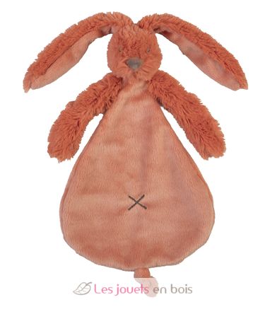 Doudou Lapin Richie Orange 25 cm HH-133552 Happy Horse 1