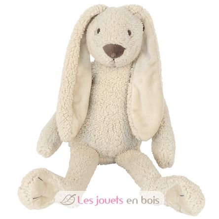 Peluche Lapin Richie polyester recyclé beige 38 cm HH134010 Happy Horse 1