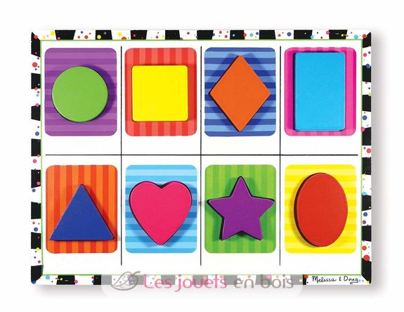 Puzzle Couleurs et Formes MD13730 Melissa & Doug 1