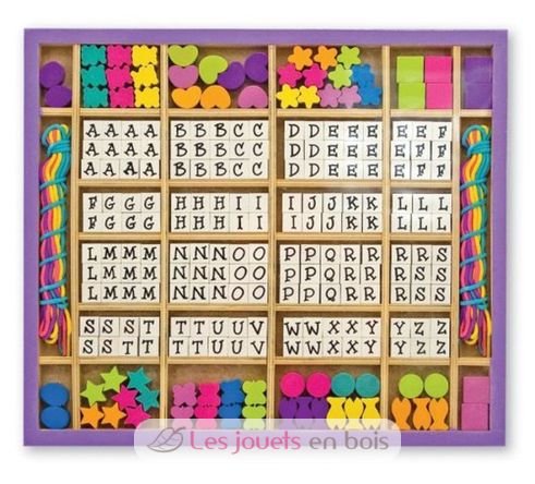 Perles en bois à enfiler MD13774 Melissa & Doug 2