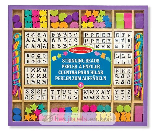 Perles en bois à enfiler MD13774 Melissa & Doug 1