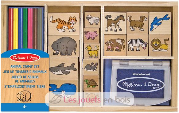 Tampons encreurs Animaux M&D13798-3940 Melissa & Doug 1