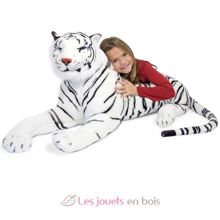 Peluche géante Tigre Blanc MD13979 Melissa & Doug 2