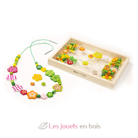 Ensemble de perles en bois Flower Power MD14178 Melissa & Doug 2