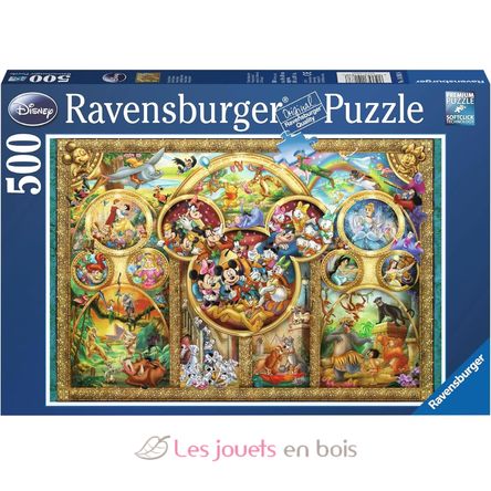 Puzzle Famille Disney 500 Pcs RAV-14183 Ravensburger 1