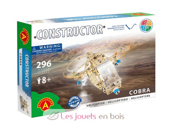 Constructor Cobra - Hélicoptère AT-1430 Alexander Toys 1