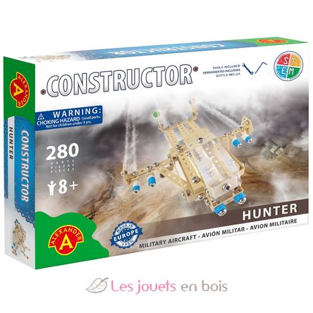 Constructor Hunter - Avion militaire AT-1431 Alexander Toys 2