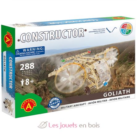 Constructor Goliath - Avion militaire AT-1432 Alexander Toys 2