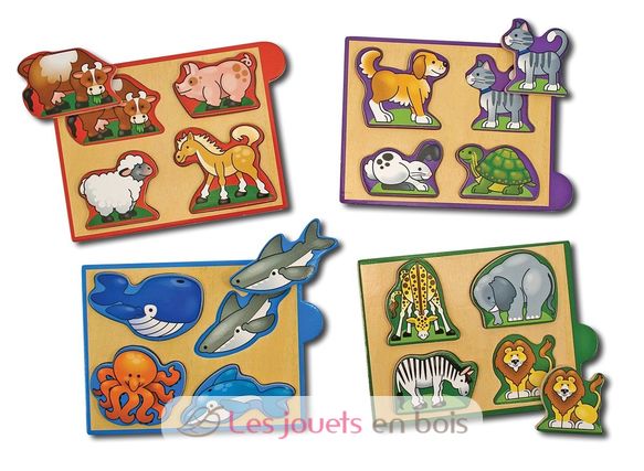 Ensemble de mini-puzzles – Animaux MD-14790 Melissa & Doug 2