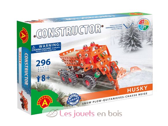 Constructor Husky - Chasse-neige AT-1488 Alexander Toys 1