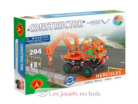 Constructor Hercules - Camion grue AT-1489 Alexander Toys 1