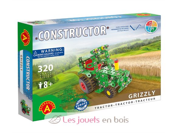 Constructor Grizzly - Tracteur AT-1499 Alexander Toys 1