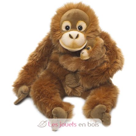 Peluche Orang-outan avec bébé 25 cm WWF-15191007 WWF 1