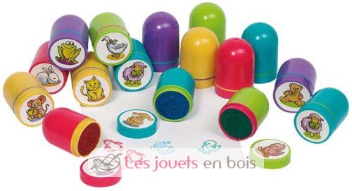 Set de tampons encreurs animaux GO15344 Goki 2