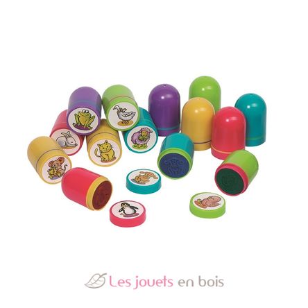 Set de tampons encreurs animaux GO15344 Goki 1