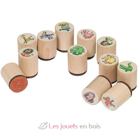 Tampons encreurs animaux GO15363 Goki 1