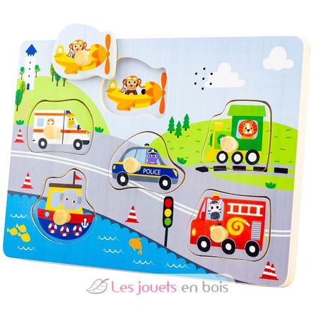 Puzzle sonore Véhicules 6 pcs UL1548 Ulysse 1