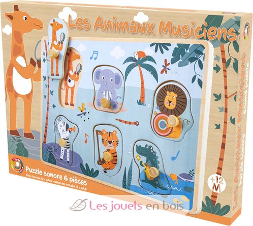 Puzzle sonore Jungle musicale UL1552 Ulysse 3