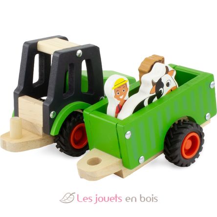 Tracteur et remorque vert UL1567 Ulysse 3