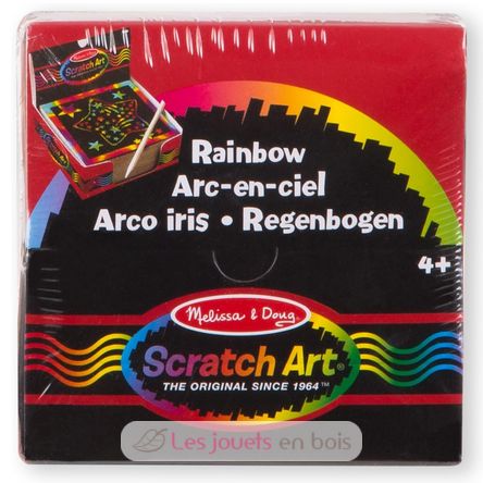 Boîte de mini-notes arc-en-ciel Scratch Art® MD-15945 Melissa & Doug 2