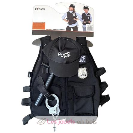 Top et accessoires Policier 5-8 ans R159899 Rubies 4
