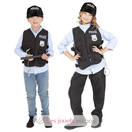 Top et accessoires Policier 5-8 ans R159899 Rubies 1