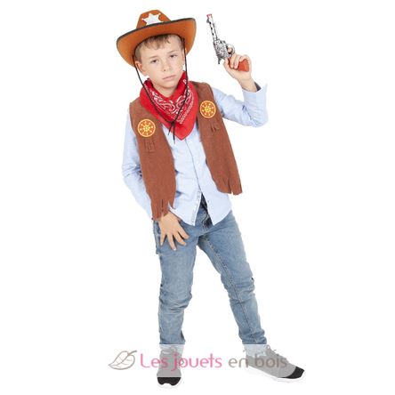 Top et accessoires Cowboy 5-8 ans R159900 Rubies 2
