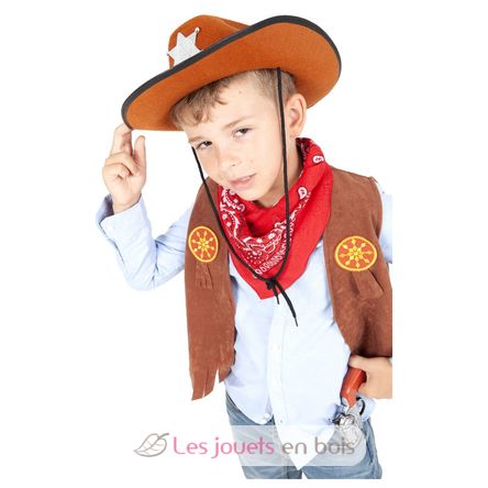 Top et accessoires Cowboy 5-8 ans R159900 Rubies 1