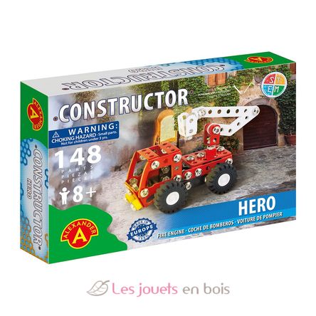 Constructor Hero - Camion de pompier AT-1607 Alexander Toys 1
