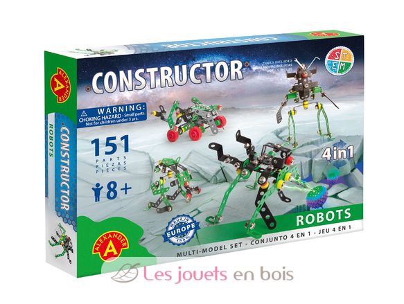 Constructor Robots 4 en 1 AT-1648 Alexander Toys 1