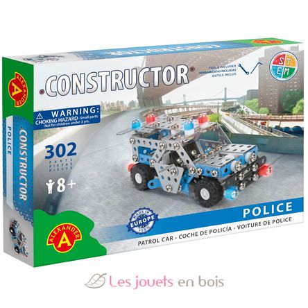 Constructor Police Patrol - Voiture de Police AT-1657 Alexander Toys 2