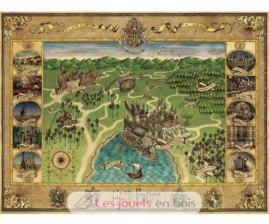 Puzzle La carte de Poudlard 1500 pcs RAV165995 Ravensburger 2