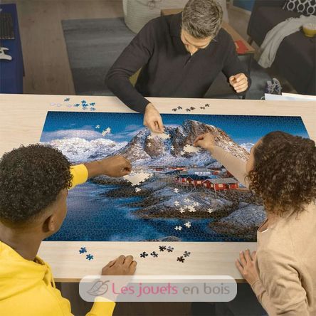Puzzle Hamnoy Iles Lofoten 3000 pcs RAV17081 Ravensburger 5
