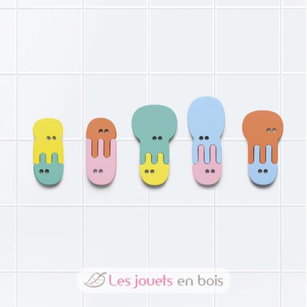 Puzzle de bain - Méduses QU-171003 Quut 3