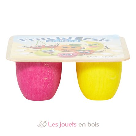 kit salade de fruits à couper en bois, jouet pour dinette, ERZI