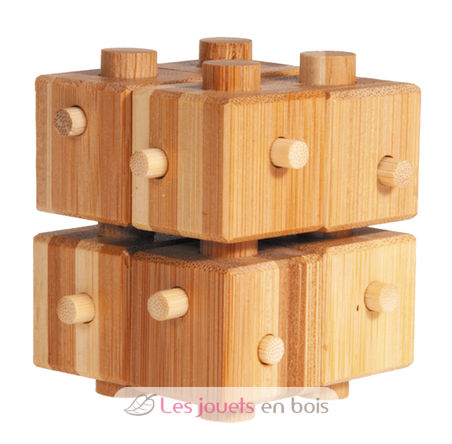 Casse-tête bambou Cube et bâton RG-17173 Fridolin 1