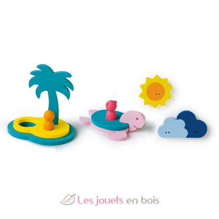 Puzzle de bain - L'île aux trésors QU-171942 Quut 1