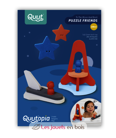 Puzzle de bain - Cap sur la lune QU-172123 Quut 5