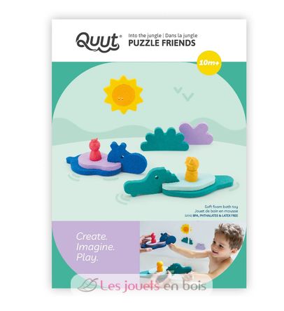 Puzzle de bain - Dans la jungle QU-173755 Quut 7