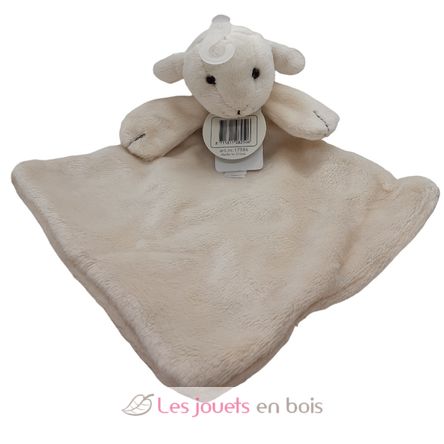 Doudou carré L'agneau Lara 26 cm HH-17586 Happy Horse 1