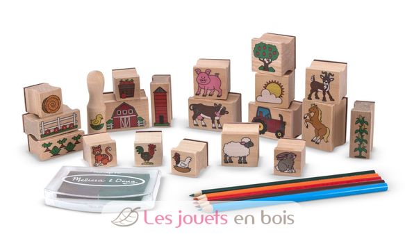 Tampons encreurs - La Ferme MD-18592 Melissa & Doug 2