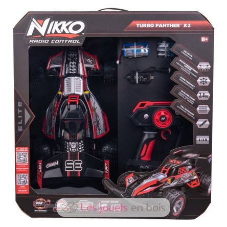 Voiture RC Turbo panther X2 rouge BUK19011 Nikko 4