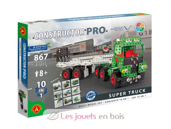 Constructor Pro - Camion Super Truck 10 en 1 AT-1914 Alexander Toys 1