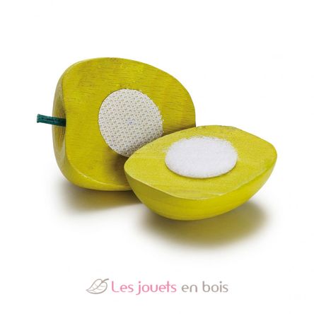 Pomme en bois à couper ER19366 Erzi 2