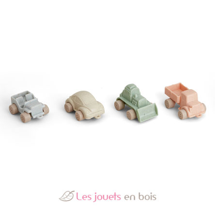 4 véhicules en bioplastique 9 cm V20-89040 Viking Toys 1
