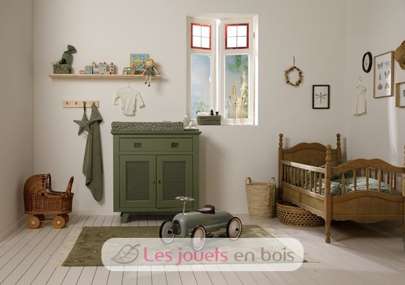 Porteur voiture rétro Olive LD2005389 Little Dutch 6