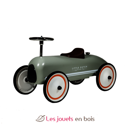 Porteur voiture rétro Olive LD2005389 Little Dutch 1