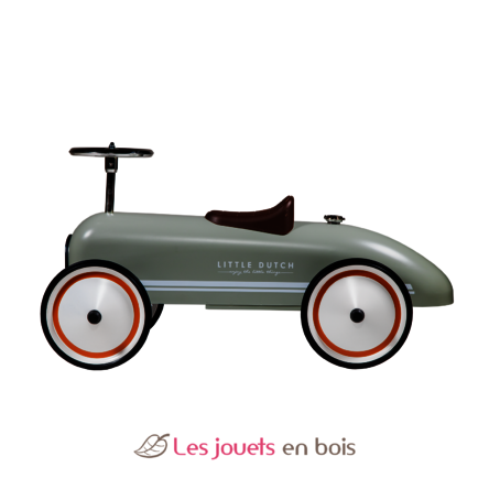 Porteur voiture rétro Olive LD2005389 Little Dutch 2